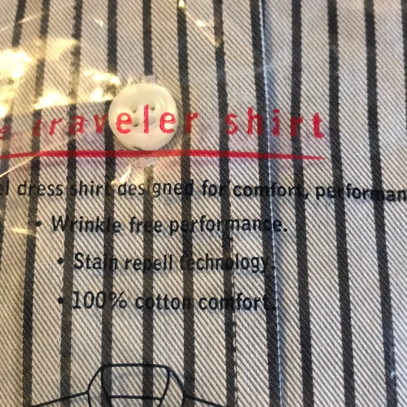 Man’s Stafford performance long sleeve shirt. - Picture 7 of 8